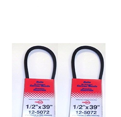 (2 Pack) 5072 Rotary Belt Set Compatible With Ariens 07200431, 72130, 07213000