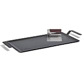 Made In Cookware - Carbon Steel Griddle + Grill Press - Professional Cookware - Crafted in Sweden - Induction Compatible