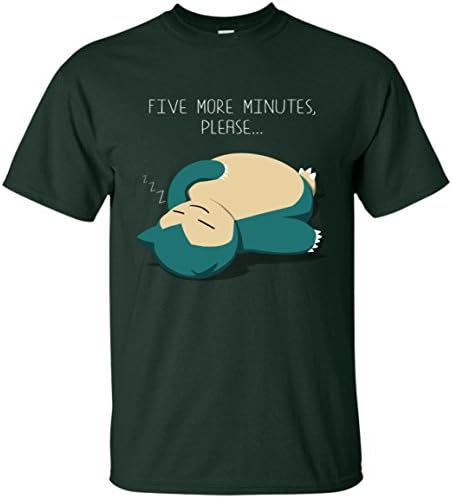 Five more minutes, please... T-Shirt - Forest Green / Large