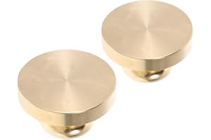 Zerodeko Blank Wax Seal Stamp Head Brass Set 2Pcs for Crafting Wedding Invitations and Wrapping