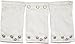 Onesie/Bodysuit Extenders Pack of 3, White, 3 Different Size Snaps