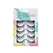 Omberlan Fake Eyelashes Flexible Eyelash - Multipack False Lashes Handmade Natural Cross Strip Lashes with Volume for Make up, Soft and Reusable for Women Girls