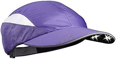 POWERCAP LED Women's Running Hat 25/75 Ultra-Bright Hands Free Lighted Battery Powered Headlamp – 4 Panel