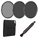 ZoMei 82mm Camera Lens Neutral Density Filter Set Include ND2 ND4 ND8 + Lens Pen + Filter Pouch