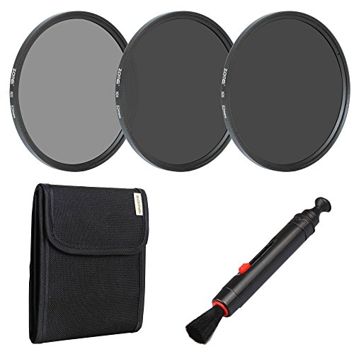 Zomei 82mm Camera Lens Neutral Density Filter Set Include ND2 ND4 ND8 + Lens Pen + Filter Pouch