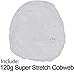 JOYIN Halloween Huge Triangular White Spider Web with 24 Spiders and 120g Super Stretch Cobweb Outdoor Decorations for Outdoor Halloween Decor Yard