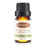 Tea Tree Essential Oil, Oak Leaf 100% Pure Therapeutic Grade Aromatherapy Essential Oils Scented Oil, 10mL