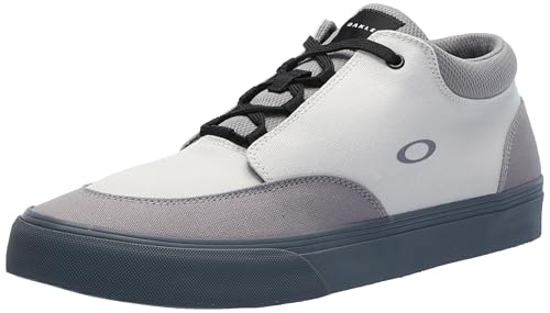 Oakley Men’s Banks Low Canvas Sneaker, Double Grey, 10.5