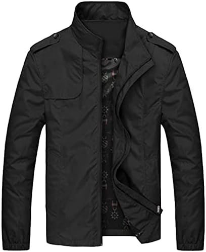 WenVen Men's Military Casual Cotton Ranch Jacket Outwear (Army