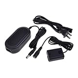 Neewer AC Power Supply Adapter AC-PW20 Replacement for Sony Alpha NEX-5 NEX-5A NEX-5C NEX-5CA NEX-5CD NEX-5H NEX-5K NEX-3 NEX-3A NEX-3C NEX-3CA NEX-3CD NEX-3D NEX-3K