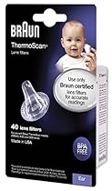 Braun LF40US01 ThermoScan Lens Filters for Ear Thermometer (40 Count)