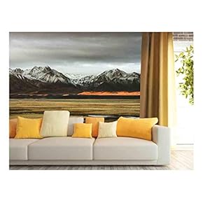 Mountain Landscape - Removable Wall Mural | Self-Adhesive Large Wallpaper - 66x96 inches