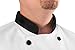 KNG Executive Chef Coat with Black Contrast, L
