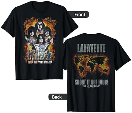 Amazon.com: KISS - End of The Road Tour Event T-Shirt Small