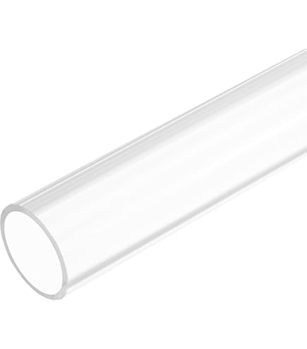 Tuyau Acrylique Rigide Transparent | 9x12 Mm | Longueur 30 Cm | Parfait Aquarium Plomberie Bricolage | Vue Du Flux - 3