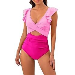 eguiwyn Swimsuit Printed High Waisted Totanchini