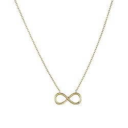 Mystigold Infinity Necklace for women in 18K Gold