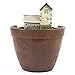 Akarden Fairy Garden House Statue and Mini Resin Outdoor Cottage Lawn Ornaments for Patio Yard Decorations and Gift
