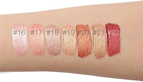 Lip Gloss HUBEE 7 Colors Metallic Waterproof Not Stick On Cup Liquid Lipstick Cosmetics