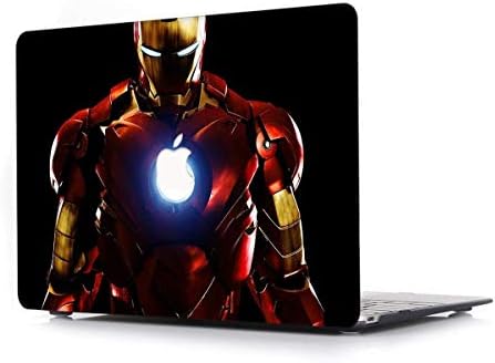Hard Case for MacBook 12 inch Retina Model A1534 - AJYX Super Hero Wars Design Plastic Hard Protective Shell Cover - R350 Ironman