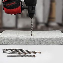 WORKPRO 8-Piece SDS-plus Drill Bit Set, Carbide