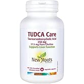New Roots Herbal TUDCA Care 60 Veg Capsules, 30-Day Supply - 250mg Tauroursodeoxycholic Acid with 27.5mg Choline - Supports L