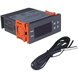 Docooler Digital Temperature Controller Thermocouple with Sensor (-40~120°C(12V))