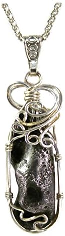 Genuine Sikhote-Alin Meteorite Jewelry Necklace Sterling Silver