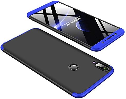 InStyle 360 Degree Full Protection 3 in 1 Back Cover for ASUS ZENFONE MAX PRO M1 (Red Black, Shock Proof, Polycarbonate, Plastic)