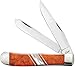 Case Orange Coral Trapper Pocket Knife