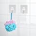 Whitgo 11 8 Packs,13lb/6kg(Max) Heavy Duty Reusable Strong Self Adhesive Nail Free No Scratch Super Waterproof Seamless Sticky Hooks Bathroom Kitchen Wall Towel Hooks & Ceili