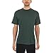 100% Merino Wool Men's Lightweight T-Shirt - Crew Neck Short Sleeve Shirt - Forest Green - Large