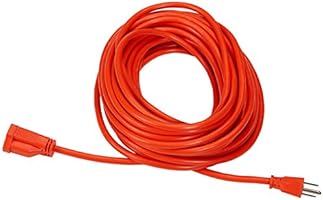 AmazonBasics 16/3 Vinyl Outdoor Extension Cord - 50 Feet (Orange)