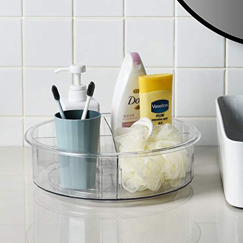Lazy Susan Turnable Organizer,Premium 360 Rotating Clear Lazy