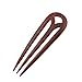 FINGER LOVE Handmade Carved 3-Prong Wooden Hairpin vintage Chopsticks Chinese Decorative Accessory Hair Stick Rosewood