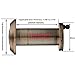 TOGU TG5028YG-SN Solid Brass UL Listed 220-degree Door Viewer with Heavy Duty Privacy Cover for 1-3/5