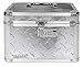 Vaultz Combination Lock Box - Secure Safe for Documents, Valuables, Medicine & Money - 10 x 7.25 x 7.75 Inch - Silver Treadplate