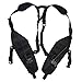 Lewong Universal Hands Free Chest Harness Bag Holster for Two Way Radio (Rescue Essentials) (Vest Harness)