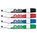 Expo Low Odor Chisel Tip Dry Erase Markers with Five Color Bright Flag Set, One Dozen of Each Color - Black, Red, Blue, Green (Pack of 48)