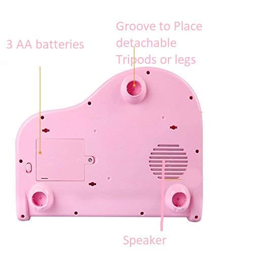 image for Lightahead 1505B Mini Musical Grand Piano Keyboard for Kids 24 Keys Mu