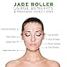 3 Pack - 3 in 1 Jade Rolling Kit - 2x Natural Jade Roller with Gua Sha Scraping Tool Anti Aging and Lymph Drainage for Face, Eye, Neck, Body For Lymphatic Massage, Wrinkles, Puffiness, and Fine Line