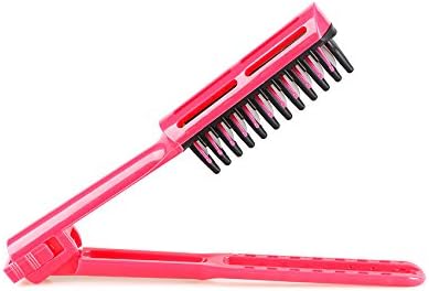 Mythus DIY Hair Straighting Comb In V Comb Design Fast Straight Hair Comb Ideal For Any Type Hair