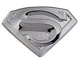 Classic New Silver Superman Superhero Western Mens