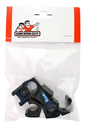 Game Room Guys Set of 6 Wall Pool Cue Rack Replacement Clips - Pointed
