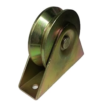 4 Double Ball Bearing With Bracket Groove Wheel V Groove