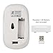 iXCC 2.4GHz Optical Wireless Mouse with Nano USB Receiver and Long Lifespan Buttons for PC, Mac, Netbook, Laptop or More - White