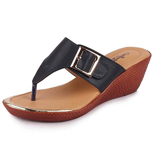Buy BATA Women's PU Wedges Slippers at Amazon.in