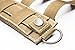 TEXXO MOLLE Knife Sheath Adapter Attachment Tactical Gear Attaching Knife to PALS Webbing Coyote TAN Color Fits Leather/Plastic Sheaths and Scabbards