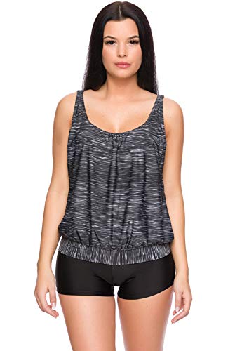 Octopus Damen Tankini Set Mehrfarbig mit Hotpants f2512 – Bild 3
