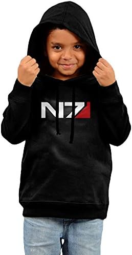 Deftad Mass Effect Alliance N7 Hooded Sweatshirt For Kids Black.